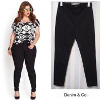 ราคา กางเกงยีนส์ทรงสกินนี่ Denim&Co (735150841)