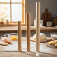 ราคา ลูกกลิ้งแป้งขนาด 9/12/15 นิ้ว ไม้นวดแป้ง (43673787350)