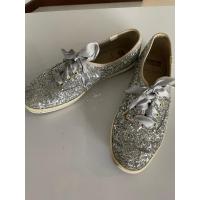 ราคา Keds Glitter (x Kate Spade) รองเท้าผ้าใบ แบบผูกเชือก รุ่น Champion Giltter สีเงิน ไซส์ 37 ส่งต่อ (21170825052)
