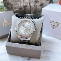 ราคา มีเข็มบอกวัน,วันที่ ✨ นาฬิกา Guess GW0278G1 TOP GUN Silver (26677102178)