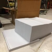 ราคา กระดาษต่อเนื่อง 1 ชั้น ไม่มีเส้น ขนาด 9x11 นิ้ว (1887041397)