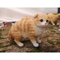 ราคา ตุ๊กตาเรซิ่นแมวมันช์กิ้นส้มลาย แมวขาสั้น แมวเตี้ย (4797858436)