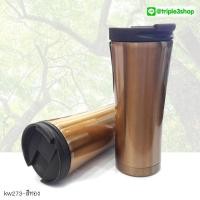 ราคา แก้วเก็บอุณหภูมิแก้วทรงสตาร์บัค เก็บร้อน เย็น พร้อมส่งkw273แก้วเก็บอุณหภูมิ 2 ใบ (1316112982)