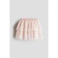 ราคา H&M(เอชแอนด์เอ็ม) กระโปรงผ้าตูลเล่ประดับเลื่อม Girls Sequined tulle skirt 1310354_3 (41526763202)