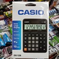 ราคา Casio DX-12B สีดำ เครื่องคิดเลขตั้งโต๊ะ 12หลัก ของใหม่ ของแท้ (787295079)