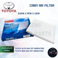 ราคา โตโยต้า อัลติส 2003 / ปรารถนา 2003 (รุ่นที่ 1) กรองอากาศห้องโดยสาร (54702969026)