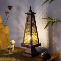 ราคา โคมไฟพีระมิด โคมไฟหัวเตียง โคมไฟตั้งโต๊ะ ประดับบ้านเรือน สวยงามแลดูอบอุ่น (22188676678)