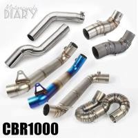 ราคา Motorcycle Exhaust Escape Moto CBR1000 Slip On For CBR1000RR 2004-2017 CBR 1000 RR Racing Muffler P (43376993150)