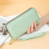 ราคา HIJAU กระเป๋าสตางค์ใบยาวผู้หญิง 2 ซิปหนังสีเขียวระดับพรีเมียม ZELUNA WA690G3 FITS ขนาดใหญ่ HP MONEY ช่องใส่การ์ด COIN SHORT STRAP เกาหลีวัยรุ่น GIRLS RECENT แฟชั่นแบรนด์ BATAM SIMPLE (40155788540)