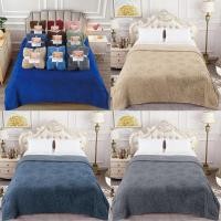 ราคา ผ้าห่มขนแกะ 200*230cm 8ฟุต เกรดดี นุ่มสบาย ขนาดใหญ่ หลายสีให้เลือก (27315711016)