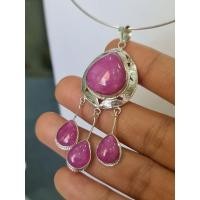 ราคา จี้เงินแท้ทับทิมทรงหยดน้ำ❤️ (29174978106)