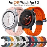 ราคา สายนาฬิกาซิลิโคน สำหรับ CMF Watch Pro 3 2 ยาง สาย smart watch (43812277514)