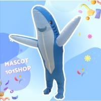 ราคา ชุดมาสคอตปลาฉลามเป่าลม ชุดแฟนซีเป่าลม ชุดปลาฉลาม (22820007861)