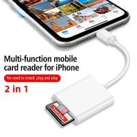 ราคา Accezz 2 in 1 อะแดปเตอร์แปลงการ์ดรีดเดอร์ เป็นการ์ด Micro SD TF OTG สําหรับ iPhone iOS 13 14 15 (21442843921)