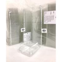 ราคา กล่อง P24 50ใบต่อ1แพ็ค ฝาล็อคแน่ ถูก ใส่เค้กไข่ เค้กไต้หวัน เค้กไข่ไต้หวัน เค้ก10บาท เค้กตลาดนัด ขนาด7x7x5 ซม (5294021094)