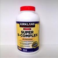 ราคา วิตามินบีรวม​ Kirkland Super B-Complex 500เม็ด วิตามินจากอเมริกา (9951496466)