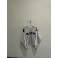 ราคา Adidas Sweater Made in Japan เสื้ออาดิดาส สีเทาอ่อนเเถบกรม (27302912415)