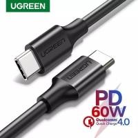 ราคา UGREEN สายชาร์จข้อมูล USB Type-C to Type-C 60W 1 เมตร 50997 (26909968820)