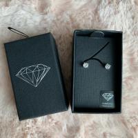 ราคา ต่างหูเพชรcz New lovisa พร้อมกล่อง (29961424795)