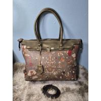 ราคา กระเป๋าถือและสะพายข้างBrera Art Fever (สีโทนน้ำตาล-ทอง)มือสอง Size14 (26476473093)