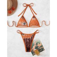 ราคา [BKN2066] <AU> BROWN BIKINI SET CUTOUT BREAST FEAT MIXED WITH STONE (กรีด) (27590030557)