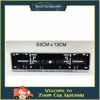 ราคา Universal Car number Plate กรอบป้ายทะเบียน MERCEDES-BENZ SILVER design (53cm x 13cm) (49653579308)