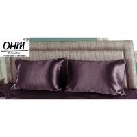 ราคา OHM ปลอกหมอนหนุน ผ้าเครปซาติน 220 เส้น (แพคคู่) สีชมพูกะปิ (1428357249)