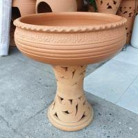 ราคา (ได้2ชิ้น) อ่าง อ่างดินเผา 16 นิ้ว ปลูกบัว เลี้ยงปลา วาง พระพิฆเนศ พญานาค นางกวัก องค์รูปปั้น กระถางธูป ตั้งหน้าร้าน (8619908208)