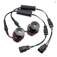 ราคา High Power สีขาว 6500K 40 W/pcs LED Angel Eyes Halo แหวน Marker หลอดไฟสําหรับ BMW E39 E53 E60 E63 (40061730537)