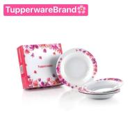 ราคา ชุดจาน Tupperware รุ่น Garden Blooms Melamine Bowls (4ใบ) (21014210453)