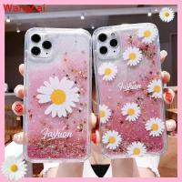 ราคา Samsung Galaxy J2 Pro J8 J6 J6+ J4 J4+ Plus 2018 J7 J5 J3 Pro 2017 Phone Case GD Daisy Quicksand Liquid Flower Glitter Bling Fresh Clear TPU Case Cover (3832707729)