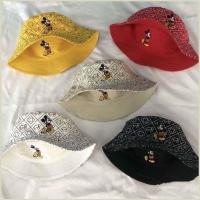 ราคา SC Double Side Mickey Mouse Bucket Hat เย็บปักถักร้อยหมวกชาวประมงสําหรับผู้หญิงผู้ชาย Unisex Outdoor Sunhat All Match Travel H (47103226025)