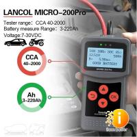 ราคา LANCOL Micro200 Pro Car Battery Tester Micro-200Pro 12V 24V เครื่องทดสอบแบตเตอรี่รถยนต์ (19877283417)