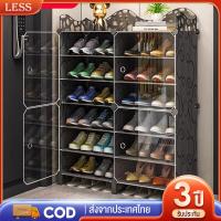 ราคา LESS ตู้รองเท้า ประหยัดพื้นที่ 1แถว4/6ชั้น ชั้น ชั้นวางรองเท้า กล่องใส่ จัดระเบียบห้องใหม่ (46701170075)