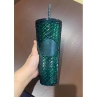 ราคา Starbucks Thailand jeweled blue holiday cold cup 24oz. (27055299661)