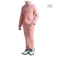 ราคา ชุดไปงานชมพู สูทเด็กเล็ก สูทเด็กโต Kid Suit สูทเด็กสีชมพูตาราง สูทสีชมพู เซท 2 ชิ้น เสื้อสูท+กางเกง ขนาด 90, 100, 110... (10599929275)