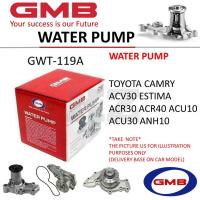 ราคา GMB ยี่ห้อปั๊มน้ํา - GWT-119A TOYOTA CAMRY ACV30 ESTIMA ACR30 ACR40 ACU10 ACU30 ANH10 (25938644100)