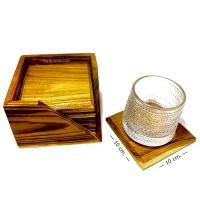 ราคา ที่วางแก้วน้ำแบบไม้ เซ็ตวางแก้วน้ำแบบไม้สุดคูล (29774955164)