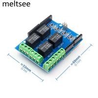 ราคา บอร์ดรีเลย์ควบคุมช่องสัญญาณ 4 ช่อง 5 โวลต์ สำหรับ 4 channel 5v relay shield module Arduino UNO R3 mega 2560 (7520904892)