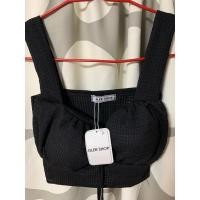 ราคา เสื้อสายเดี่ยวเส้นใหญ่สีดำ (25822898593)