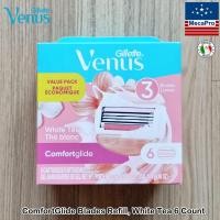 ราคา Gillette® Venus® ComfortGlide Razor Blades Refill, White Tea 4 or 6 Count ยิลเลตต์วีนัส ใบมีดโกน (10875798118)