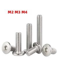 ราคา [HKH] สกรูหมวกอัลเลนหัวแบนบางพิเศษ M2 M3 M4 304 ซ็อกเก็ตหกเหลี่ยมหกเหลี่ยมสแตนเลส (24840408979)