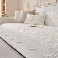 ราคา ผ้าที่เรียบง่ายปักสี่ฤดูกาลสากลเบาะโซฟาปลอกหมอนอิงหนังเบาะโซฟาขายร้อนผ้าฝ้ายแท้กันลื่นปกผ้าขนหนู ซิก2 (43177226131)