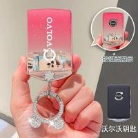 ราคา ซองใส่กุญแจรถหนังแท้สำหรับ Volvo xc60 s90 s60 xc40 xc90 s60 v40 v60 C40 ซองใส่กุญแจรถสำหรับรถยนต์ (28053935848)