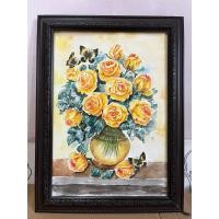 ราคา ภาพวาดน้ำตก ภาพวาดดอกไม้ ภาพวาดธรรมชาติ สีน้ำ ขนาดA3/29.7x42cm พร้อมกรอบกระจก แขวนได้ตั้งได้ (49401110652)