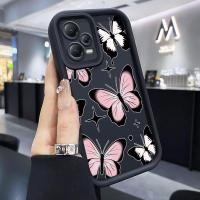 ราคา เคสสำหรับ Xiaomi Redmi Note 12 4G Redmi Note 12 5G Redmi Note 12 Pro 5G POCO X5 5G เคสโทรศัพท์ผีเสื้อ (24737121739)