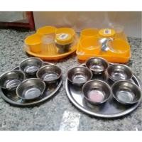 ราคา ชุดข้าวพระ สแตนเลส 4ใบ/ 5ใบ พร้อมถาด ถาดข้าวพระ ชุดไหว้พระ ชุดดถ้วยไหว้พระสแตนเลส ชุดถ้วยไหว้ศาล ชุดข้าวพระกลม (5823313778)