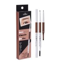 ราคา ODBO 2-IN-1 BROW ITEM โอดีบีโอ ดินสอเขียนคิ้ว 2 IN 1 หัวสลิมเรียวเล็ก มาพร้อมหัวฟองน้ำใช้เบลนด์คิ้ว OD741 (17724191016)