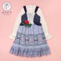 ราคา เดรสชีฟอง แบรนด์ญี่ปุ่นลายสวย (ไม่รวมเสื้อลูกไม้) (12882922994)