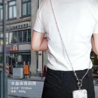 ราคา คริสตัลโปร่งใส High-End คริสตัล Cross-Body กระเป๋าโทรศัพท์มือถือ Lanyard Anti-Lost Back-Back โทรศัพท์มือถือ Cross-Body Lanyard ใหม่หญิง (47051703165)